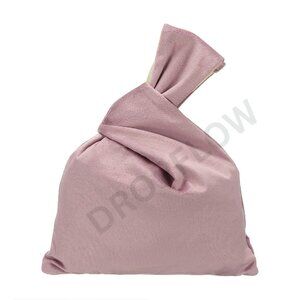 Velvet Wrist Knot Tote Bag Elegant Chic Evening Purse Clutch Wristlet Sleeve